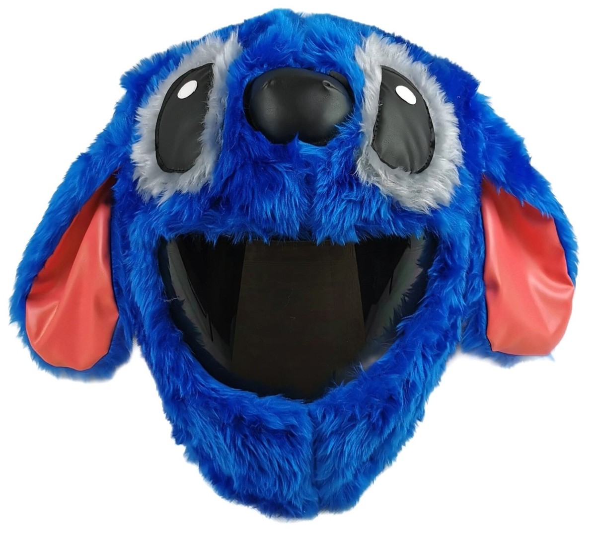 Motorhelm , Pluche Volledige Gezicht Helm Beschermende Grappige Gepersonaliseerde