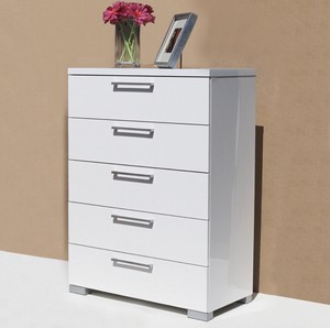 white high gloss tallboy