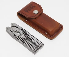 Schrade Tough ST1 Multi-Tool w/ Leather Holster, 21 Function, Made in USA