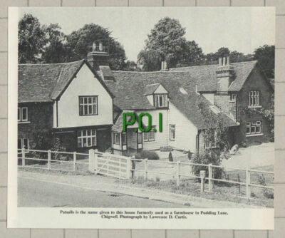 Patsalls Pudding Lane Chigwell Essex - c.1960s Cutting