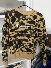 BAPE x CHAMPION CREWNECK. LIMITED COLLAB Worn Once