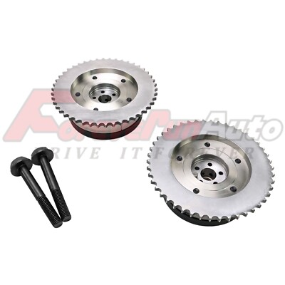 2X Intake Variable Timing Sprocket Cam Camshaft Phaser Gears For Chevy GMC 2.4L