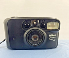 Nikon One Touch Zoom Film Camera AF 38-70mm Point Shoot 35mm PARTIALLY TESTED