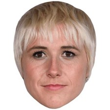 Maisie Adam Fringe Celebrity Mask, Flat Card Face, Fancy Dress Mask