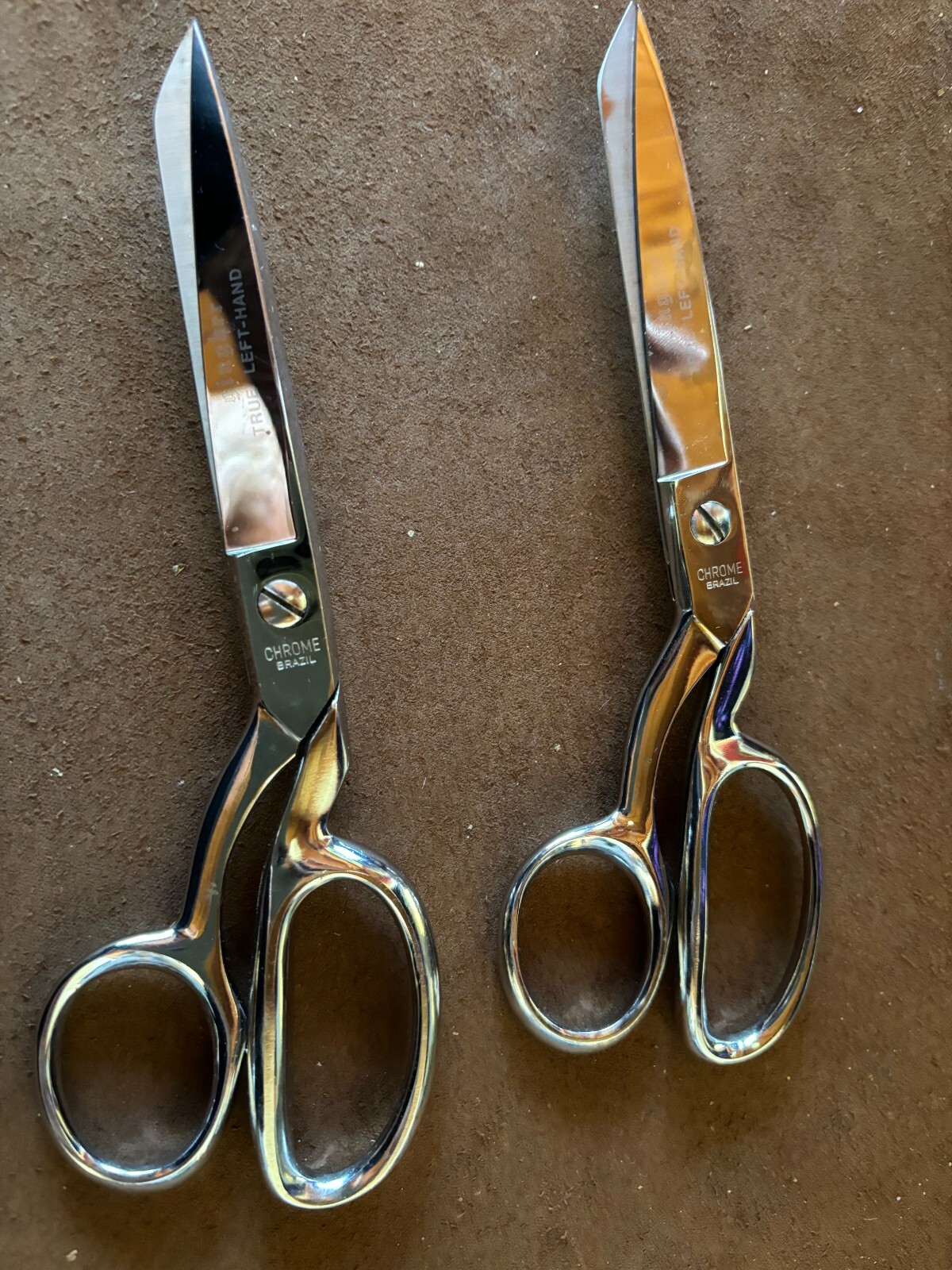 Gingher Chrome 8” True Left Handed Dressmakers Scissors Recently Pro