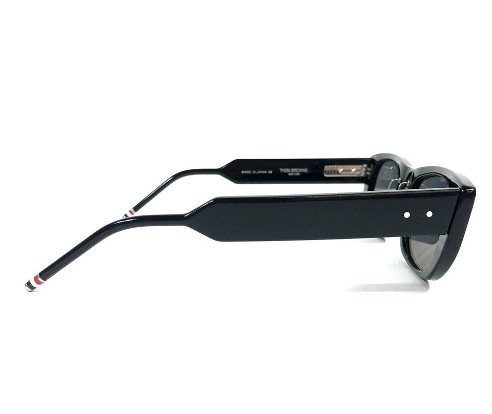 Gafas de sol Thom Browne TBS417-53-01AF NEGRAS monturas ovaladas negras con lentes gris humo Foto 4 de 4