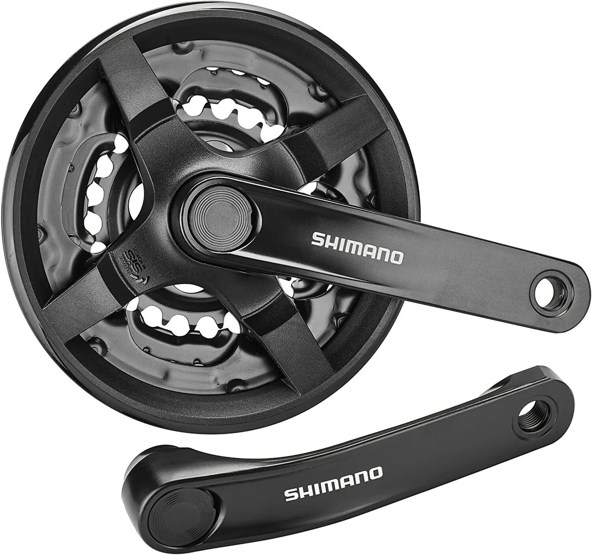 Shimano Tourney MTB Bike Triple Chainset 42/34/24T 175mm Crank Arm