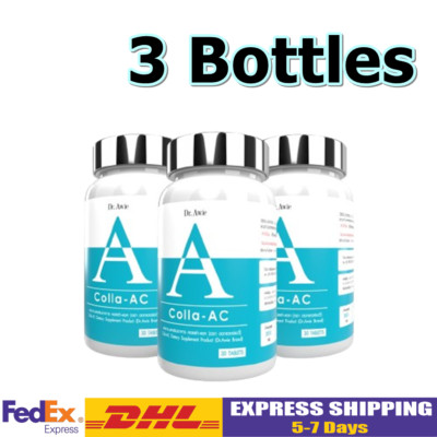3X Dr.Awie Colla-AC Reduces Acne Dark Spots Skin Care Expert Collagen 30 Tabs
