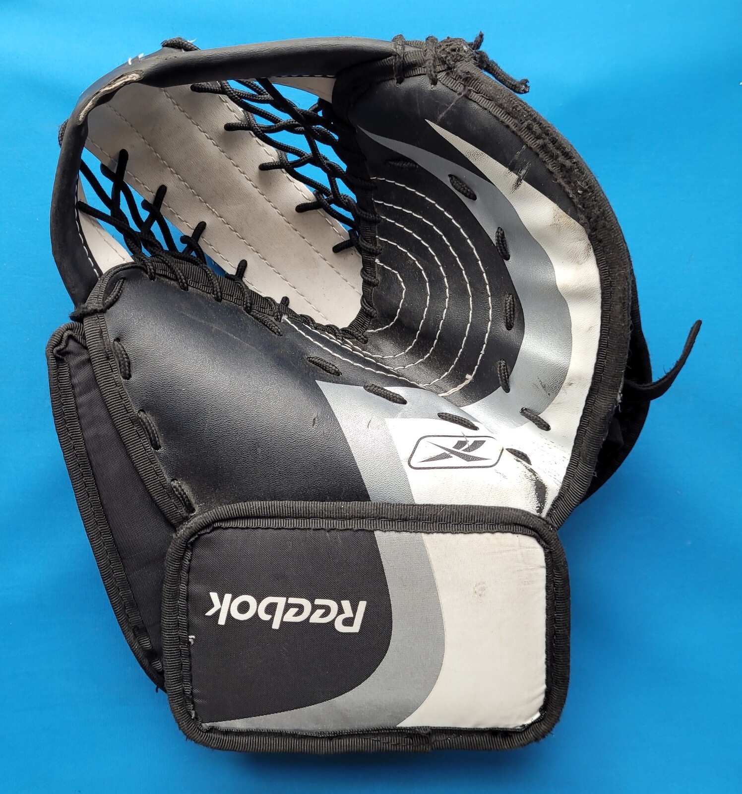 Reebok Left Handed Street Hockey Goalie Glove Mitt Adult Black eBay