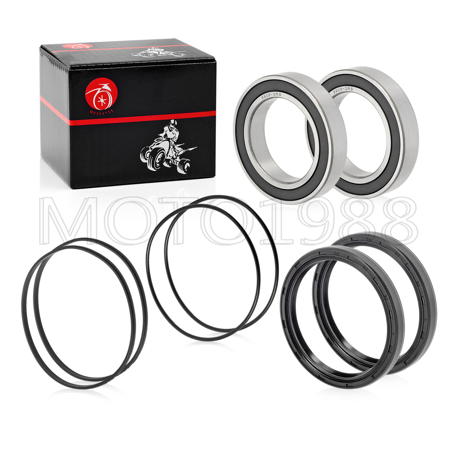 Rear Axle Wheel Bearing & Seal ORING kit For HONDA TRX400X TRX400EX