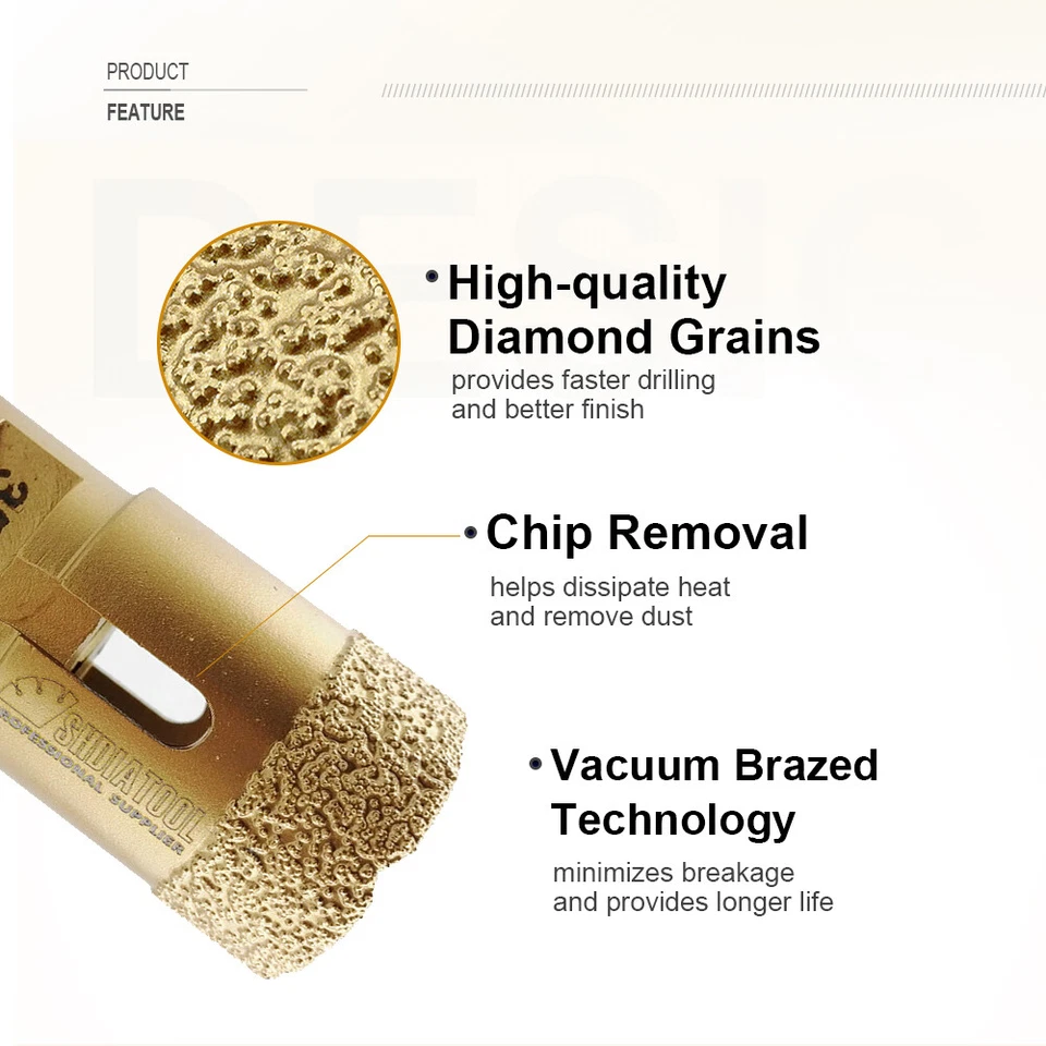 M14 Diamant-Lochsägen-Set Trennscheibe Kreissägeblatt Porzellanmarmor 6-110mm - Bild 2 von 4