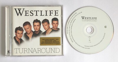 WESTLIFE - TURNAROUND   UK CD ALBUM Hey Whatever Mandy Obvious When a Woman Love