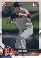 2018 Bowman Draft #BD90 Thad Ward 