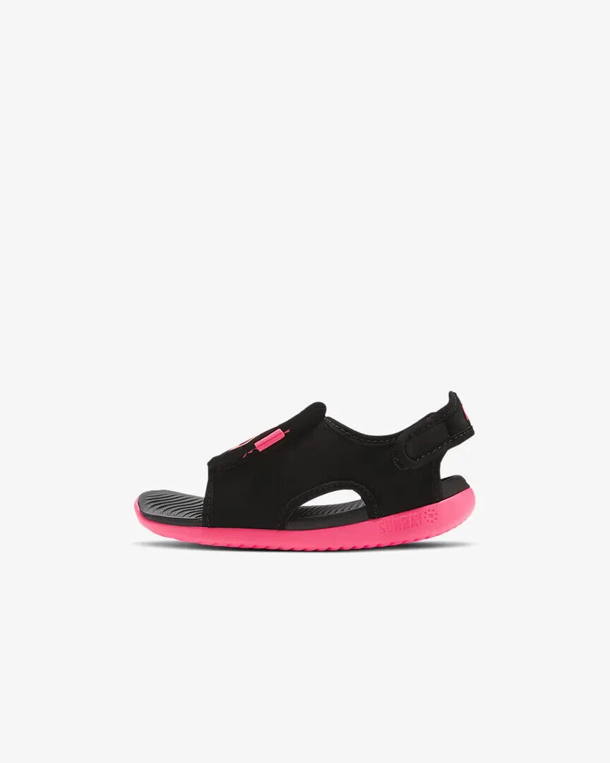 Nike Sunray Adjust 5 V2 nero rosa corsa per bambini (DB9566 002)