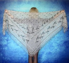 Orenburger  charpe Tricot  Ziegenflaum  charpe Pelerina Tricot  tole  la Main