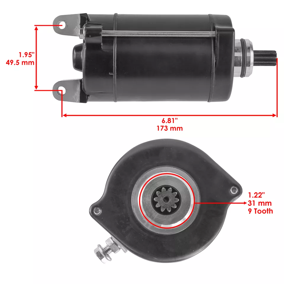 Caltric Starter for Honda VT750C ACE Shadow 750 1998 1999 2000 / 31200-MR1-831 - Image 2 of 4