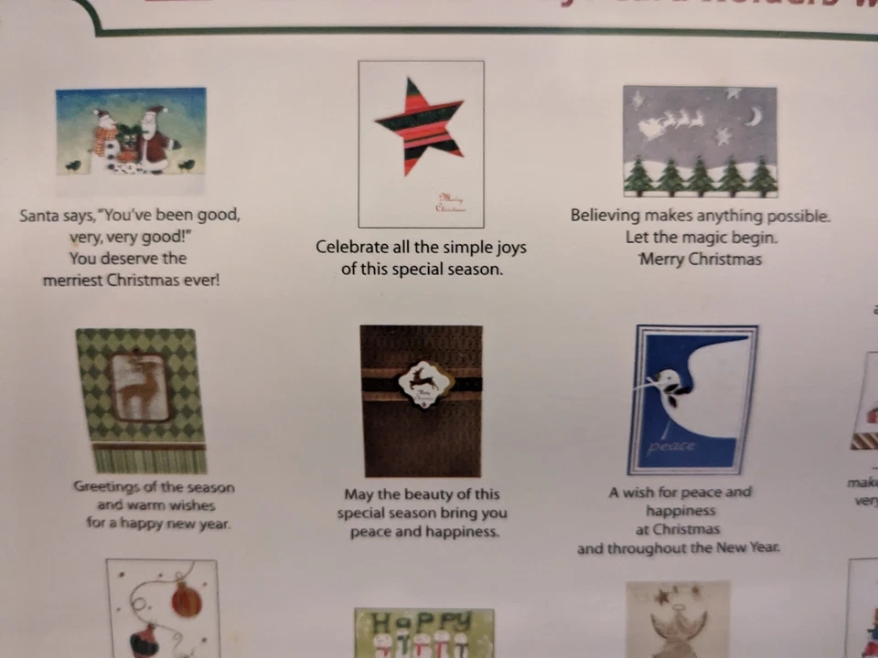 24 handmade christmas cards w/ gift card holders and envelopes - Image 4 of 4