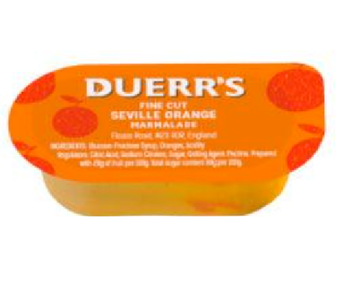 Assorted Jam Marmalade Spread Portions 20g Single Individual Multiple