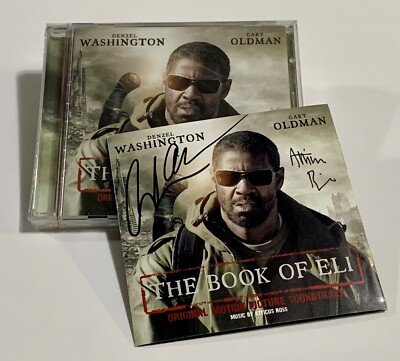 Signed Book Of Eli Soundtrack CD Atticus Ross Claudia Sarne Leopold Ross 2010