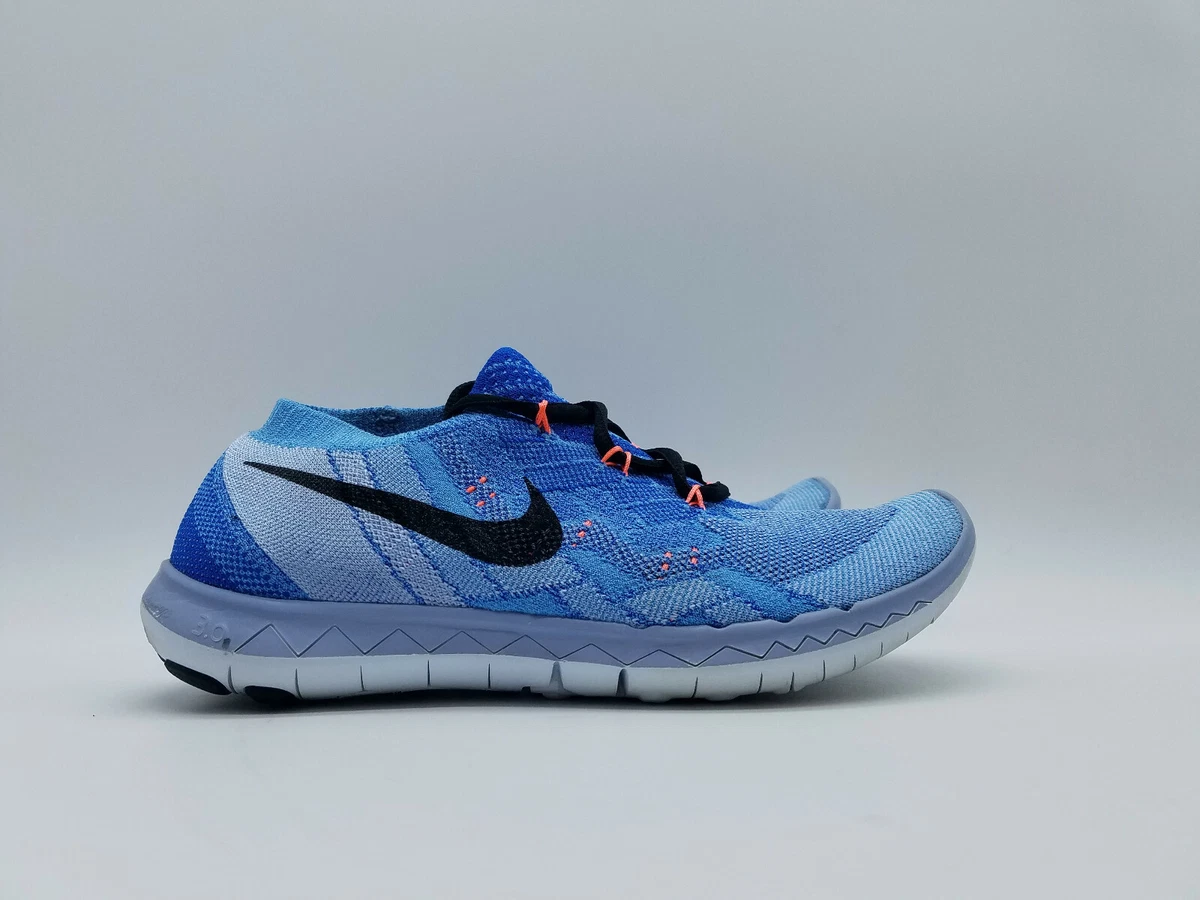 Stam Inzichtelijk Dreigend Nike Free 3.0 Flyknit Women&#039;s Running Shoes Size 7.5 Blue 718420-402  *Rare* | eBay