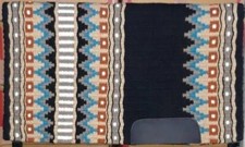 Western Show Horse Riding Handmade Base Saddle Pad Wool in 34 42
