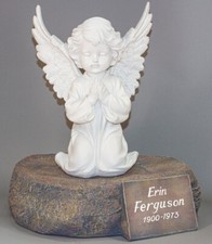 Praying Angel Urn Human Ashes Holder Statue Memorial Cremation Funeral Box Large