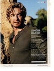 actor SIMON BAKER & the mentalist tv show 6 oz original clippings lot — photo 2