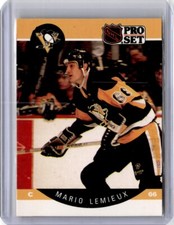1990-91 Pro Set Mario Lemieux N Pittsburgh Penguins #236