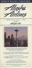 Alaska Airlines system timetable 7/1/94 [0123] Buy 4+ save 50%