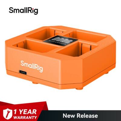 SmallRig 4-Slot Charger for Sony NP-FZ100 Battery, with PD 60W Fast Charger