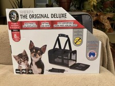 Sherpa The Original Deluxe Small Gray Airline Approved Pet Carrier Q55540-006