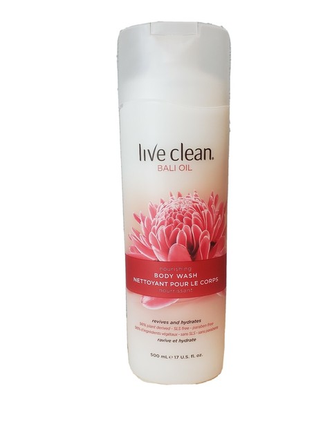 live clean bali oil lotion