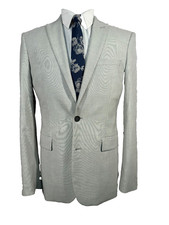 EXPRESS Mens Gray X-SLIM FIT 2 Button Sport Coat Blazer Jacket SIZE 38R
