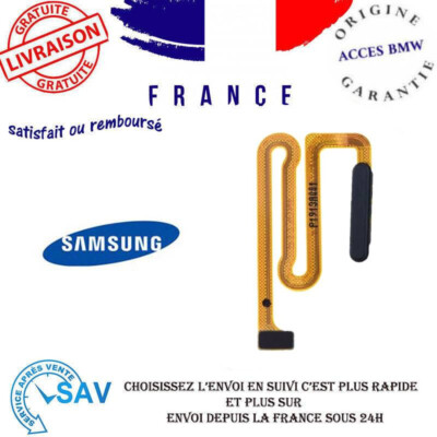 Bouton Home Avec Empreintes Pour Samsung Galaxy A13 4G (A137F) - Noir + Outils