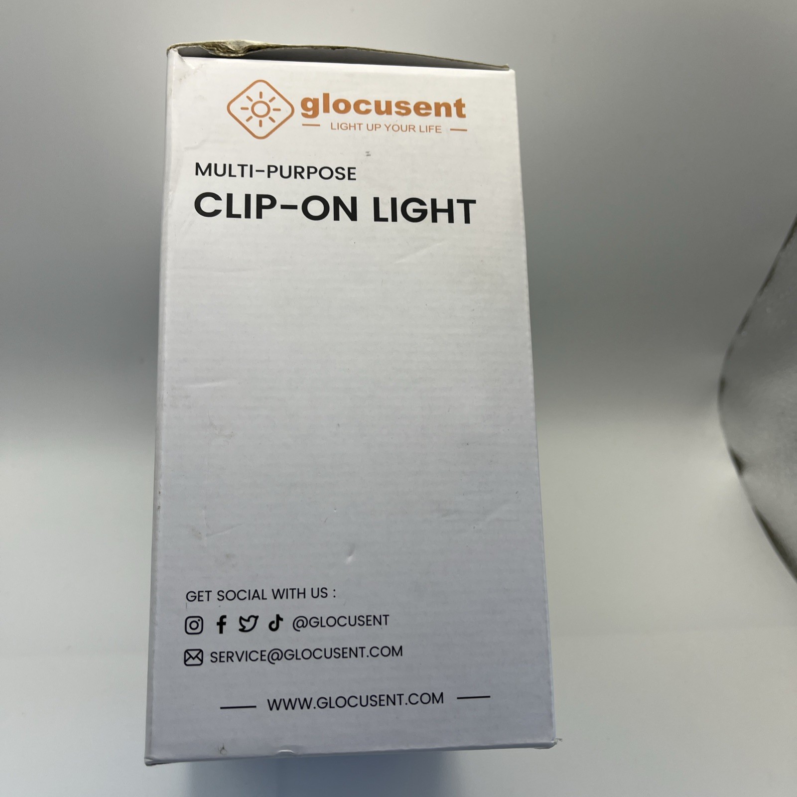 Glocusent Multi-Purpose Clip-On Light 5W For Headboard & Computer Sealed