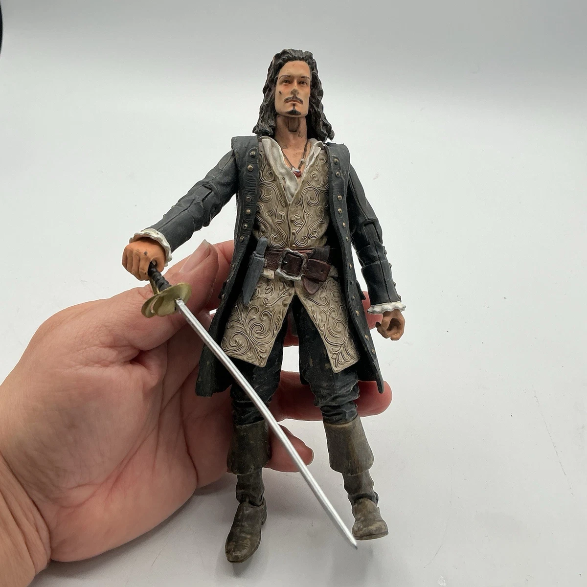 NECA Will Turner Pirates of the Caribbean TV, Movie & Video Games