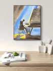 Original Impressionist Piano Player Painting Fine Art Acrylic Canvas Art 11x14 — photo 3