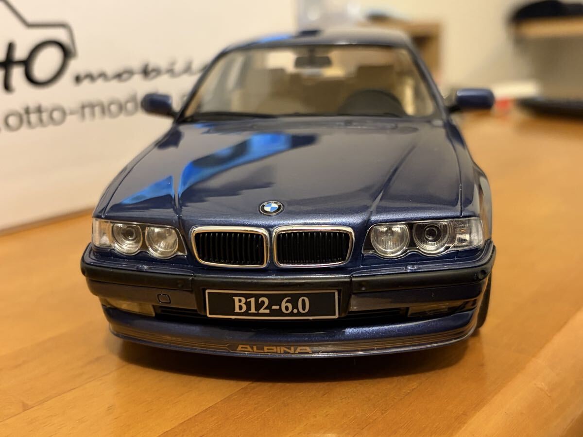 Otto Mobile 1/18 BMW Alpina B12 6.0 E38 Blue Diecast Model Car | eBay
