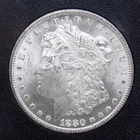 1880/79 "CC" Morgan SILVER Dollar Rev of 1878 VAM-4 $1 PCGS MS63 #517 GSA Hoard