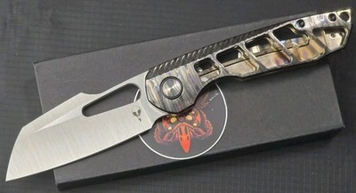 Sparrow Knife Co. Strix - Exclusive Flamed TI & Vanax Steal / Numbered & Limited