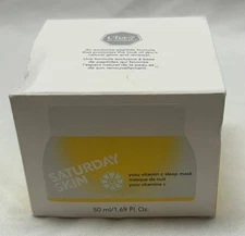SATURDAY SKIN Yuzu Vitamin C Sleep Mask: Glow & Renewal - 1.69oz Full Size