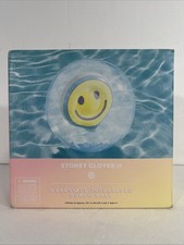Used Stoney Clover Lane Smiley Face Oversized Inflatable Beach Ball 24.5 in. dia