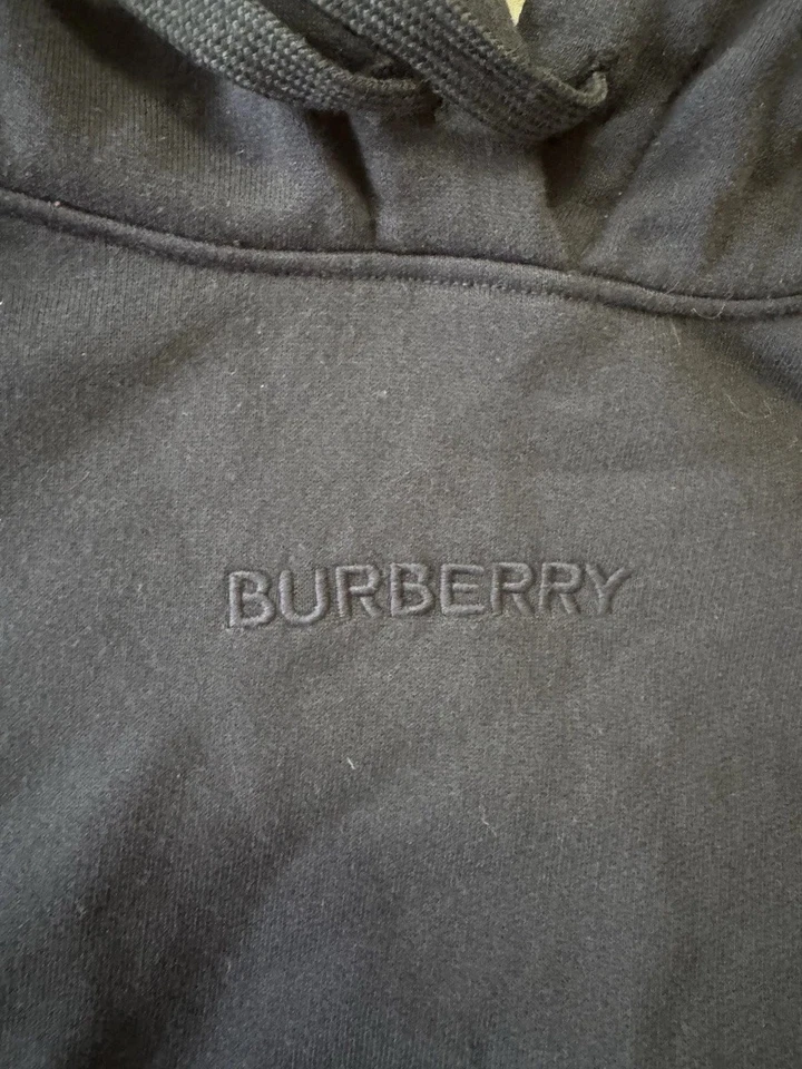 Sudadera corta con capucha con logotipo de Burberry talla XL Foto 2 de 4