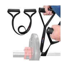 Gym Portable landmine Straps Handle for Curl Bar Barbell Grips Land... Fast Ship