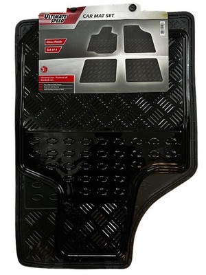Ultimate Speed Automatten Set 4 Teilig Schwarz