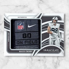Maxx Crosby 2024 Panini Immaculate /5 Laundry Tag #IL-MCY Raiders Ravens
