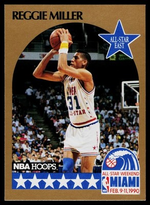 -CS- 1990-91 NBA Hoops All-Star - #7 Reggie Miller (C) *Free Shipping* 