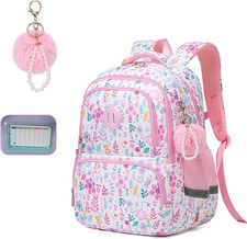 Kids Backpack, Kawaii Printed Girls Bookbags for Preschool, Lightweight School B