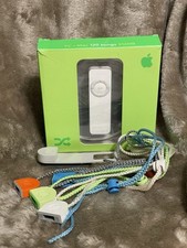 Apple iPod Shuffle 1st Generation White 512MB MA133LL/A Vintage w/ Accessories