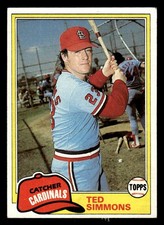 1981 Topps #705 Ted Simmons
